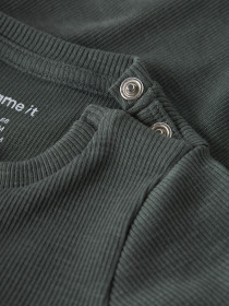 NAME IT Langærmet Rib Body Topper Urban Chic